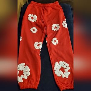 Denim tears sweatpants size large red